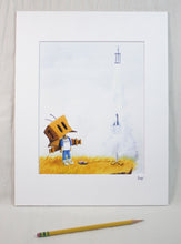 Load image into Gallery viewer, &quot;Aspire&quot; Matted Print