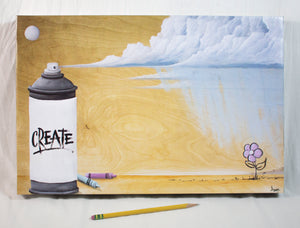 "Create" Canvas Print