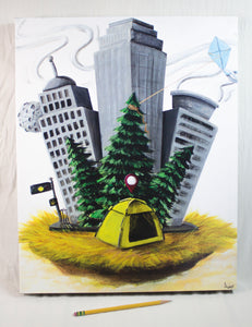 "Fresh AirBNB (Gentri-vacation)" Canvas Print