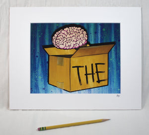 "Think Outside The Box" Matted Print